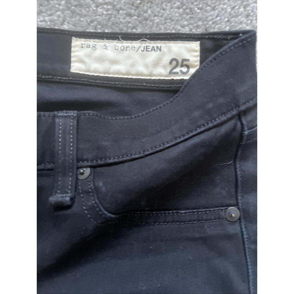 Rag And Bone Women's Legging Jeans Size 25 Black - Picture 2 of 7